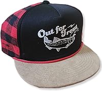 Vista 65 de ThatsRad Out for Trout Corduroy Snapback Sombrero Gorra Pesca con Mosca Pescador