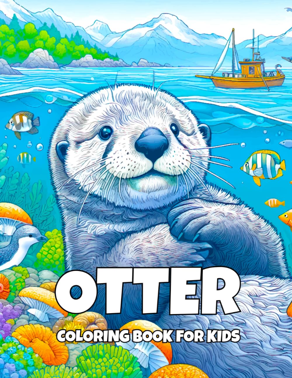 Otter Coloring Book for Kids: Fun and Adorable Images of Otters to Color for Hours of Creativity and Relaxation
