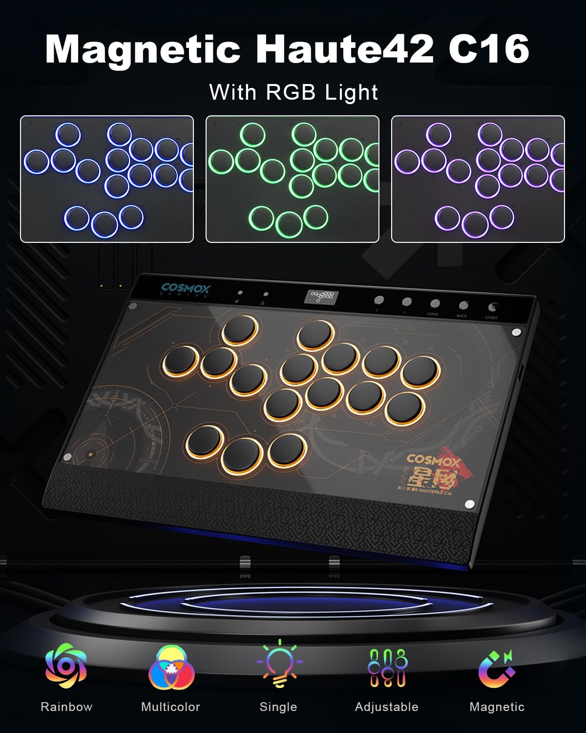 COSMOX HAUTE42 C16S ゲームコントローラー　ほぼ新品 Haute42 COSMOX HautePad C16S | アルミフレーム製レバーレス