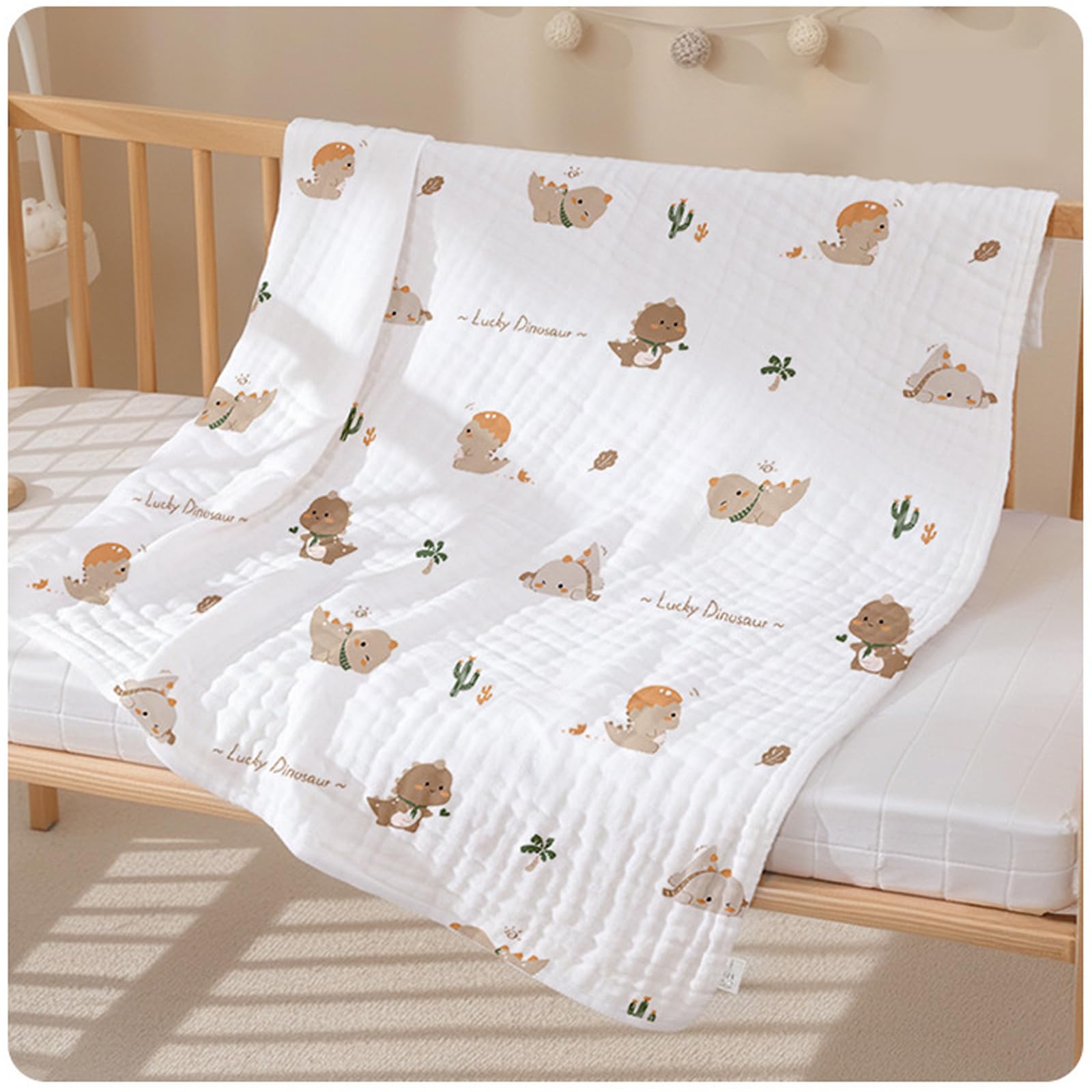 Liemuao Lange Bebe 90 x 90 cm, Set di 3 pezzi in mussola di cotone biologico, 6 strati extra morbidi assorbenti traspiranti per pulizia e protezione per neonati pelle sensibile, asciugamano da bagno