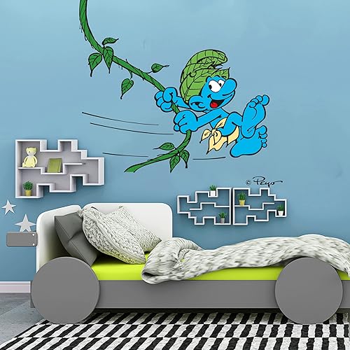 Miniatura 2 de Decoración de pared de los pitufos I The Smurfs I The Smurfs I I Baby Room I Baby Room I Nursery Decor for Girls & Boys I Varias opciones de tamaños