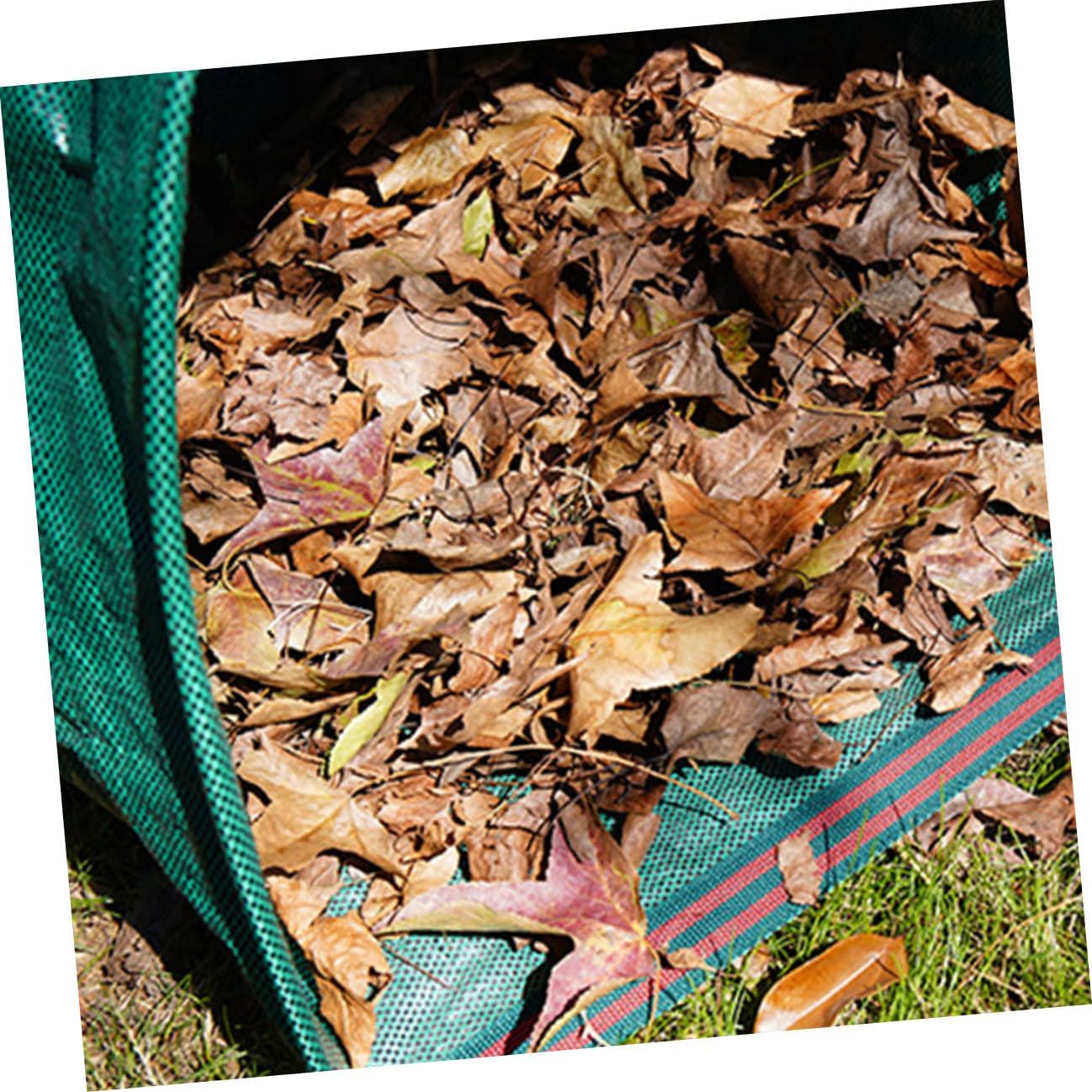 Heavy Duty Reusable Waste Bag Garden Leaf Collector for Outdoor Cleanup Camping Trash Holder Large Capacity Collapsible Storage Tote