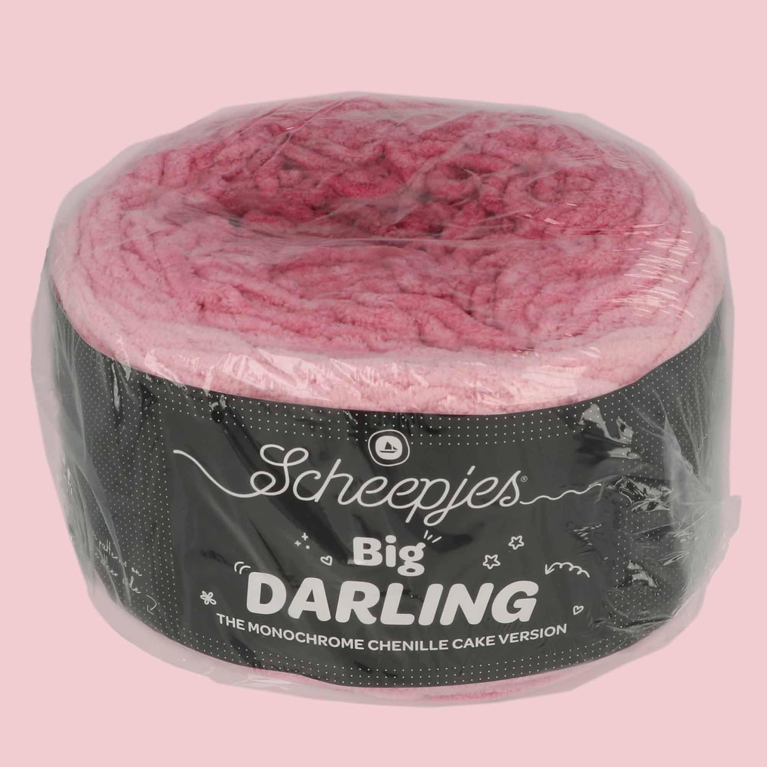 Scheepjes Big Darling Monochrome Cake Yarn 300 g - Color 436 Beetle Purple