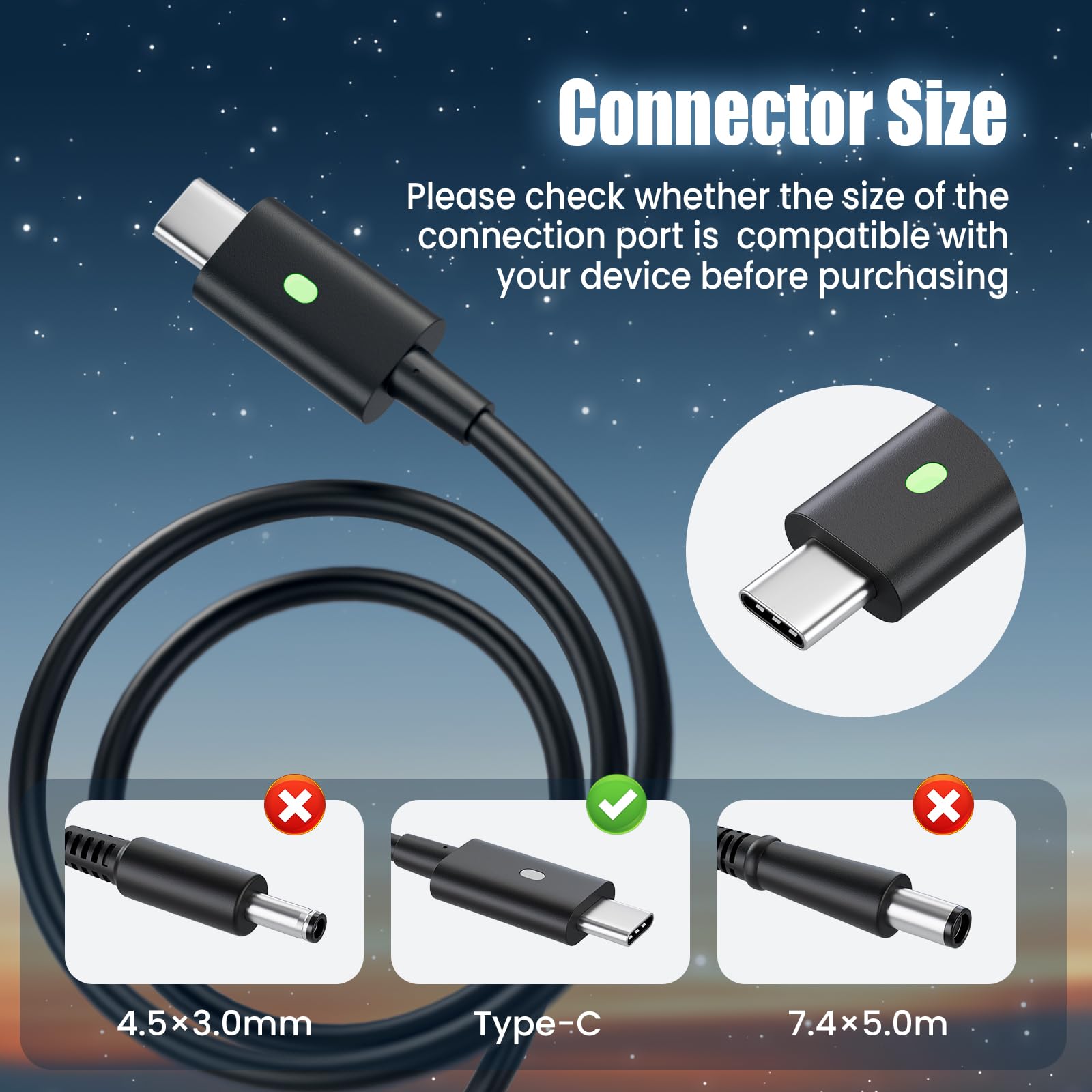 Caricatore Originale Dell 65W USB-C Per Latitude 7370, 7280, 7480 E XPS – Modello 24YNH