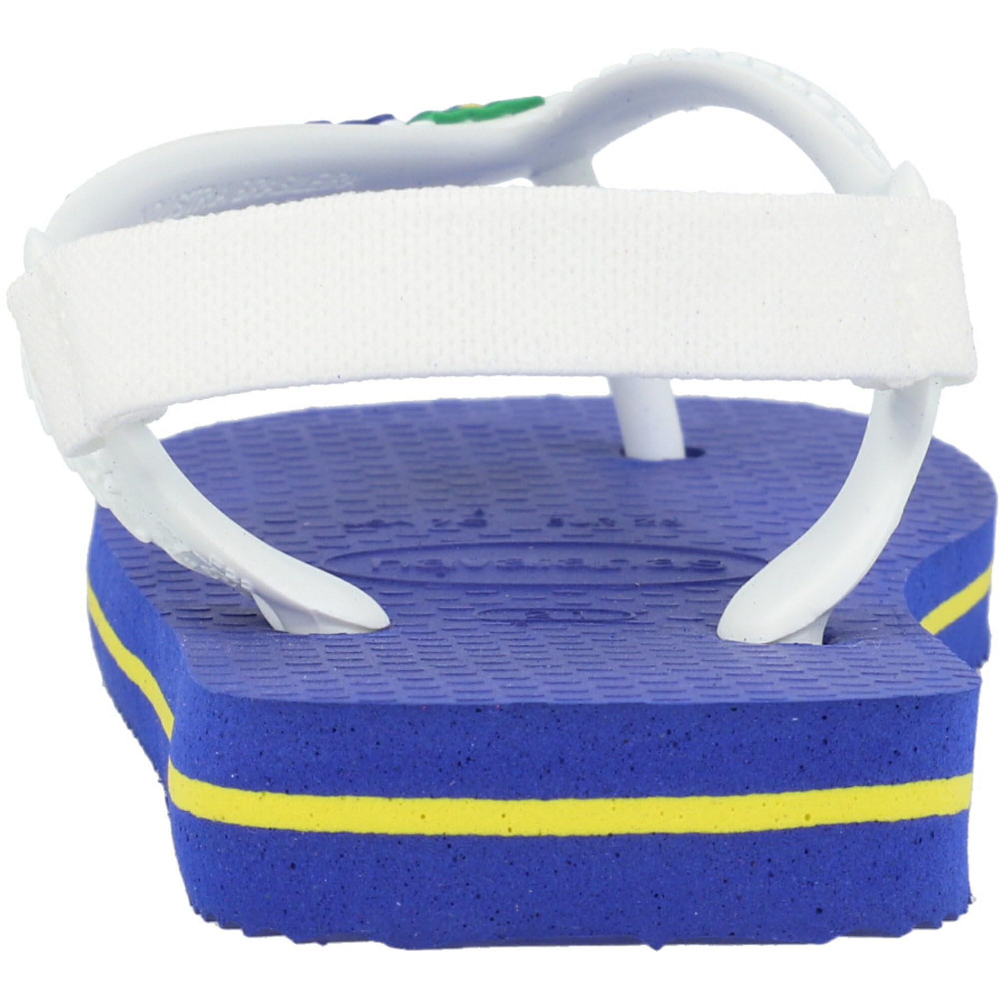 Havaianas Brasil Logo - Chanclas para hombre, color blanco y azul marino