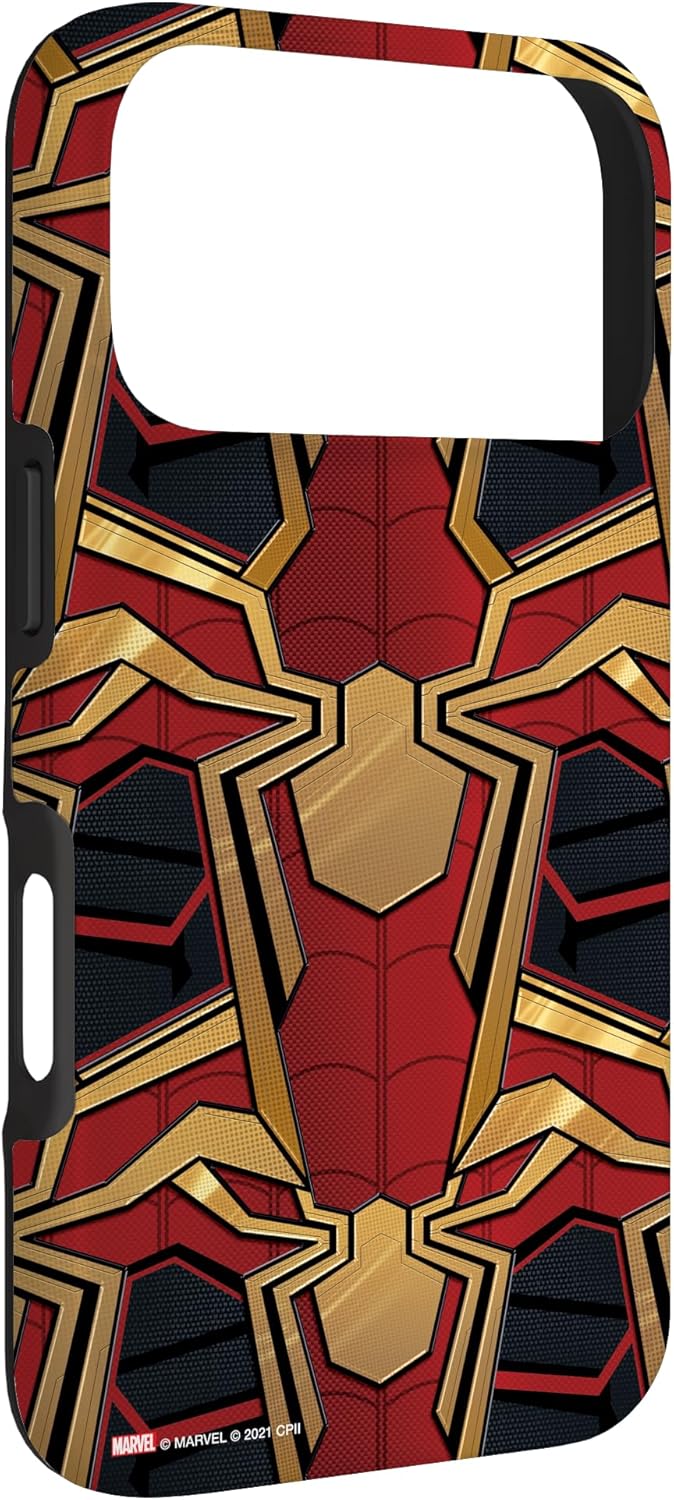 Marvel Spider-Man: No Way Home Red and Gold Pattern Case for iPhone 17 Pro