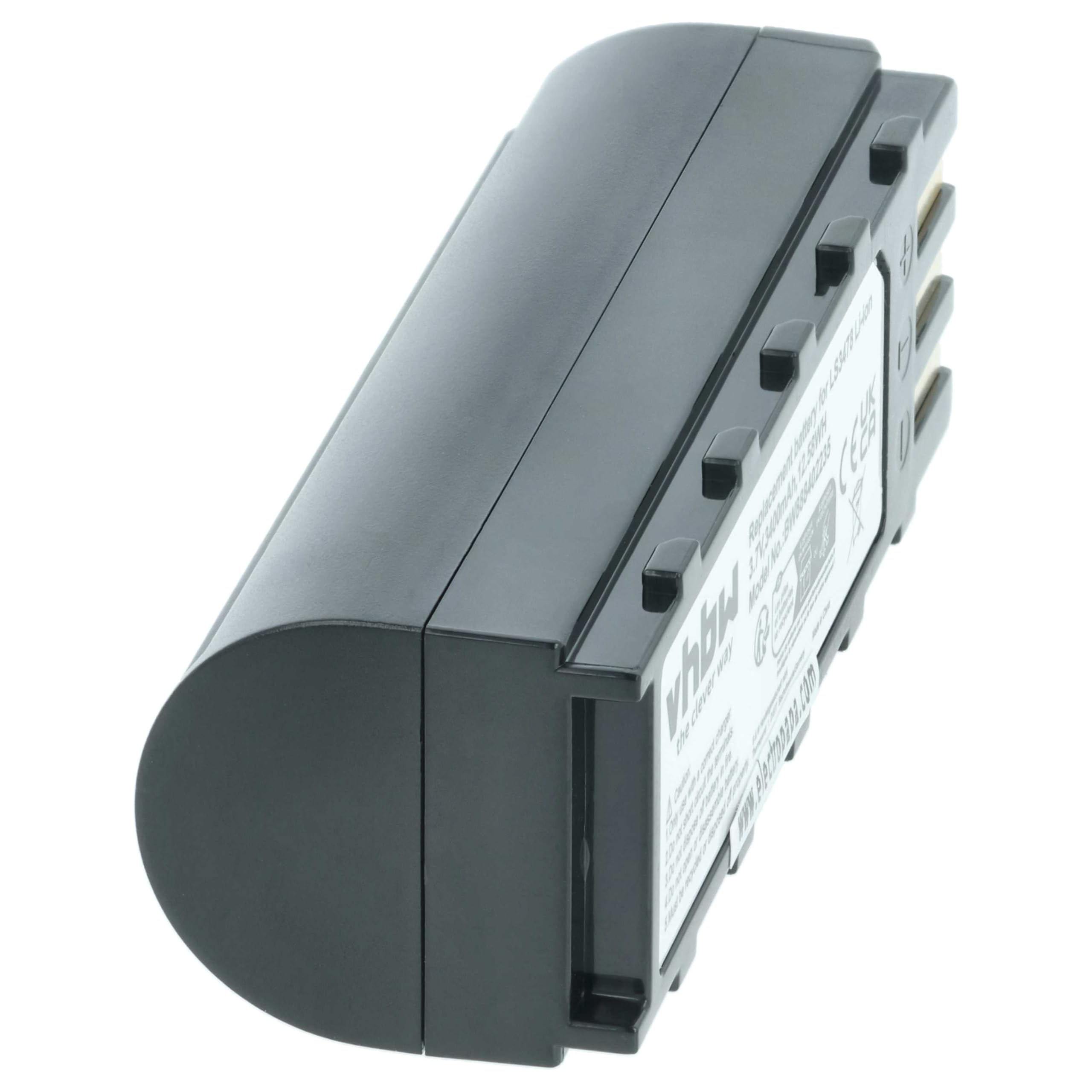 vhbw 5 x bateria kompatybilna z Symbol LS3478ER, LS3578, DSS3478, LS3478, DS3578, DS3478 czytnik kodów kreskowych, POS (3400 mAh, 3,7 V, litowo-jonowy)