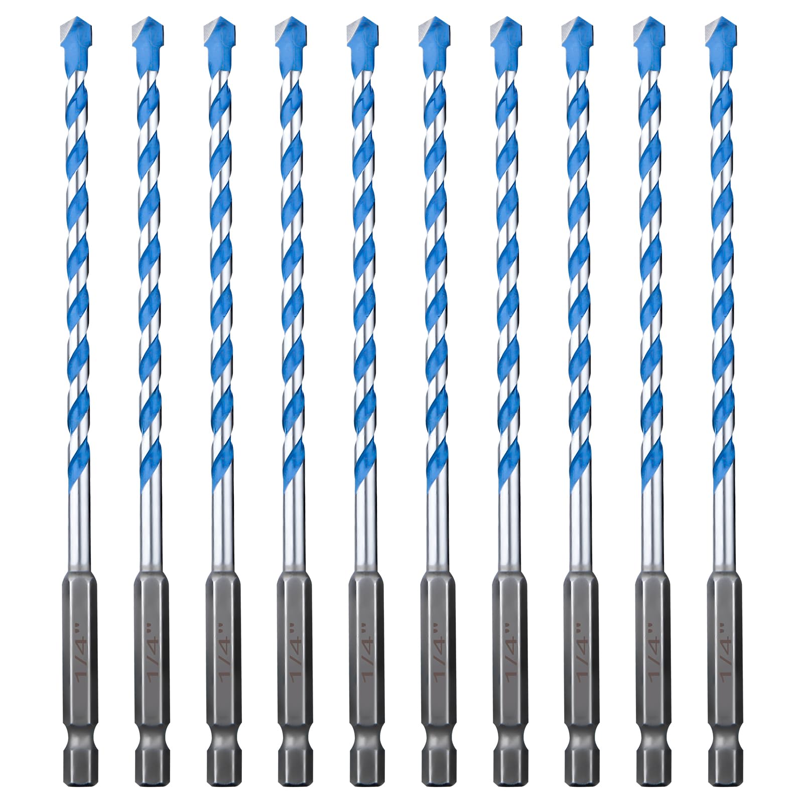 Concrete Drill Bit Set - 7 Piece Masonry Bits -9 Concrete Drill Bit Set - 7 Piece Masonry Bits -9