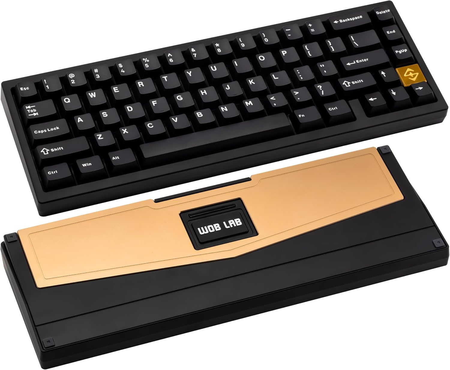 WOBKEY ZEN 65 Mechanical Keyboard 3-Way Connection Quick Release Wireless 65% US English Layout JIS Japanese Layout Metal Aluminum Alloy Brass Low Latency Custom Top Mount Gasket Mount ARGB Hot Swap