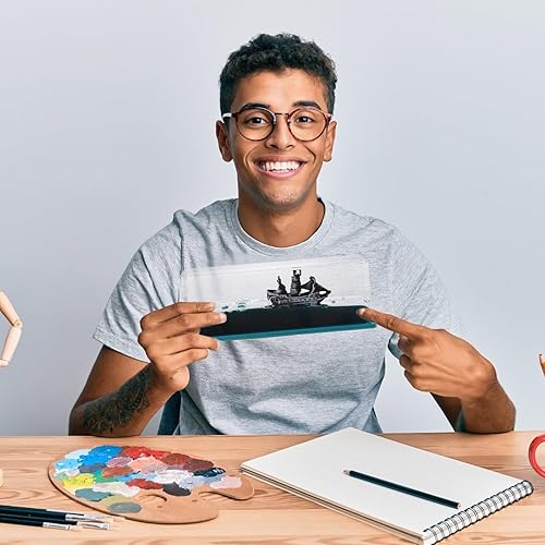 Vista 5 de Adornos de escritorio de barco insumergible, barco de una pieza en una caja, adorno de barco Perla Negra flotante, decoración de barco insumergible