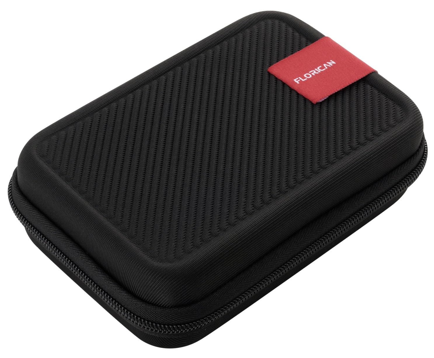 FLORICAN External Hard Drive Case Shell 2.5-Inch Hard Drive Portable Storage Organizer Bag for Earphone USB Cable Mobile Charger Hard Disk - Double Padded WD Seagate Sony Dell Toshiba (B09Y8V4484) Amazon Price History, Amazon Price Tracker