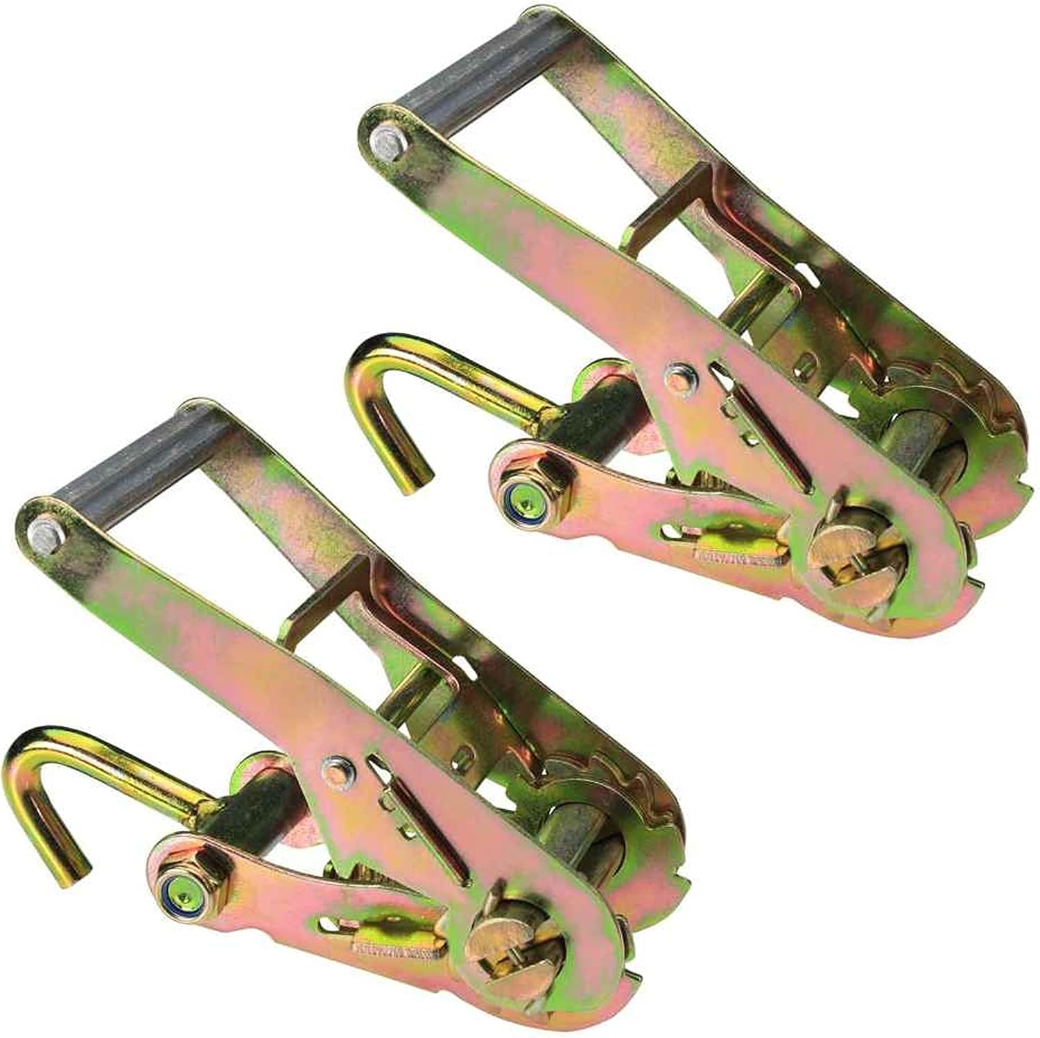 US Cargo Control 2" Ratchet with Wire Hook - 2 Pack