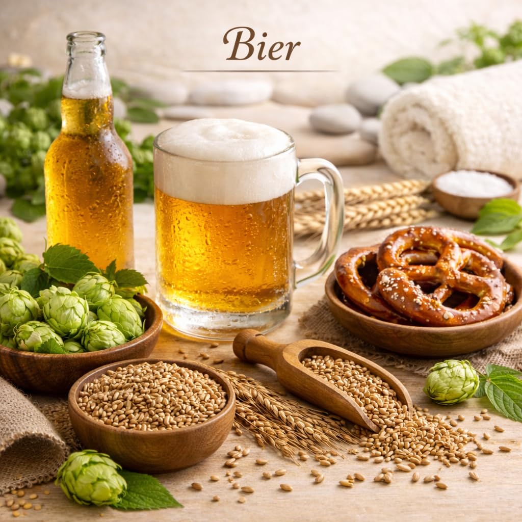 Dufte Momente Saunaaufguss-Konzentrat Bier – 500 ml – malzig & herb – konzentriert & ergiebig – Profi-Qualität gemäß DVN:5204 getestet – vegan & Made in Germany