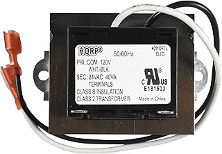 HQRP 120V to 24V 40VA Transformer Compatible with Nest, Ecobee, Sensi, Honeywell Thermostat, Nest Doorbell and All Versions of Ring Doorbell Power Supply Adapter Door-Bell 120v-to-24v, UL