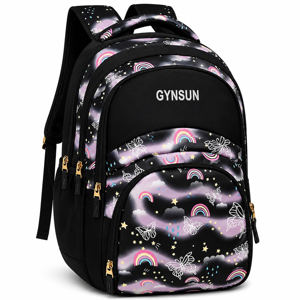 gynsun School Bag for Girls, Women College Backpack, Large Size, 4 Compartment with Inside & Side Bottle Pockets Water Resistant, 18 Inch, 35 Liters Capacity-picture-39