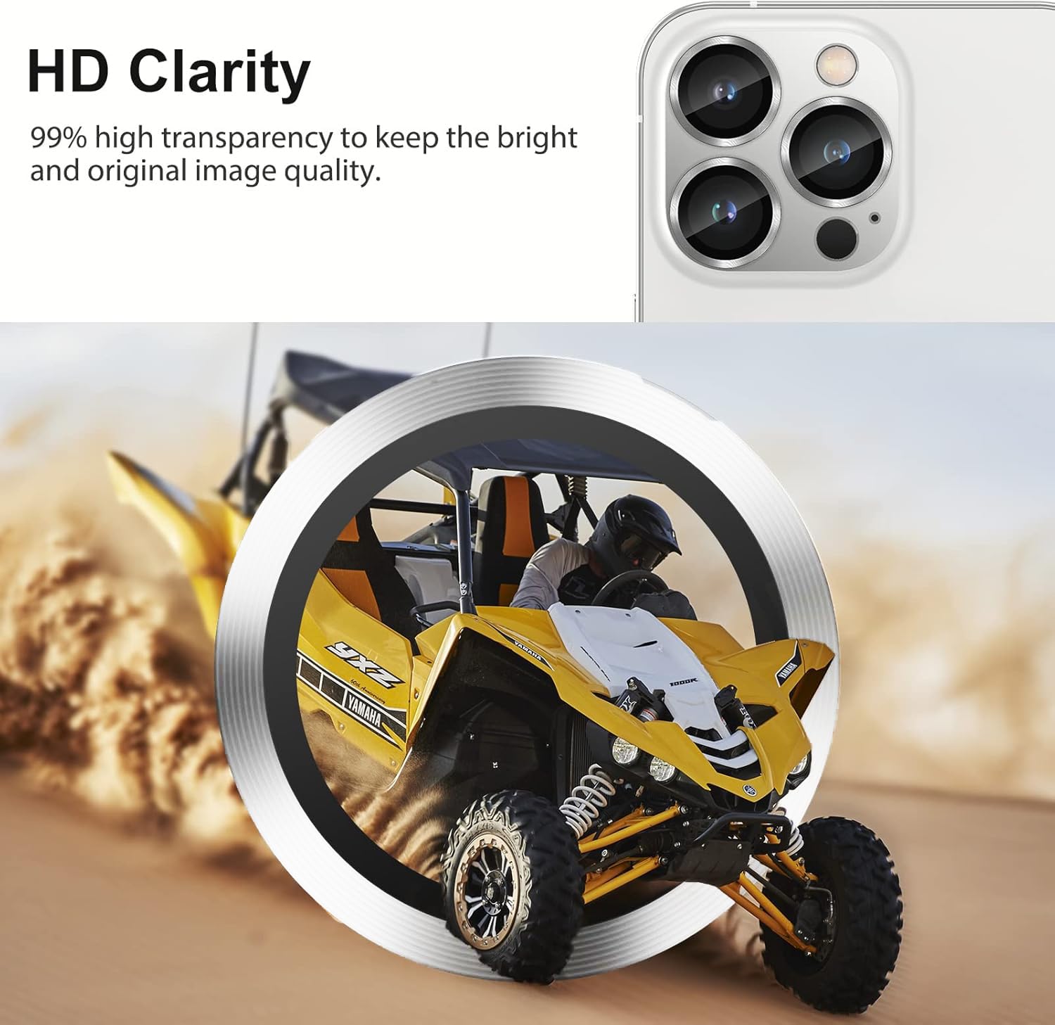 PanzerGlass iPhone 16 Pro (Max) Hoops Camera Lens Protector