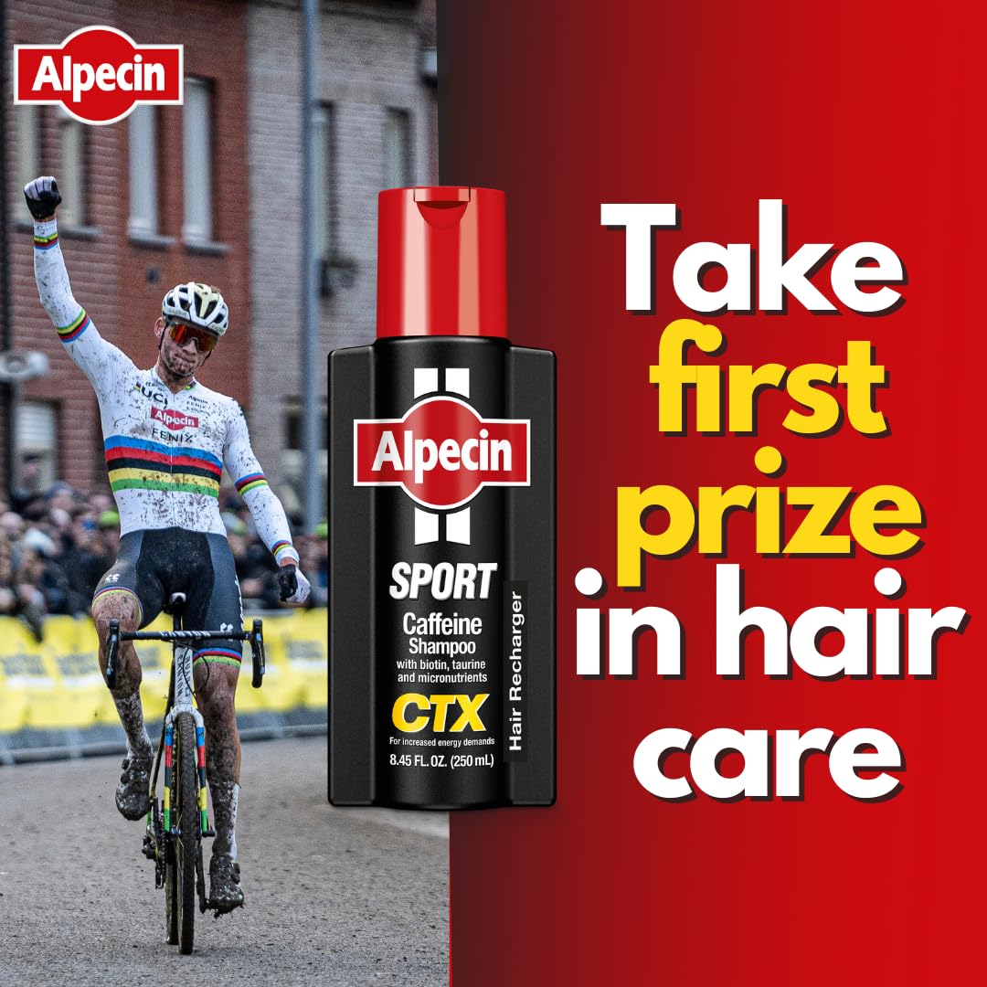 Amazon.com : Alpecin CTX Sport Men's Caffeine Shampoo, with Biotin