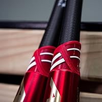 Vista 6 de Axe Bat 2023 Avenge Pro Hybrid (-10, 2-5/8 pulgadas) USA Bate de béisbol, híbrido de 3 piezas, rojo/negro