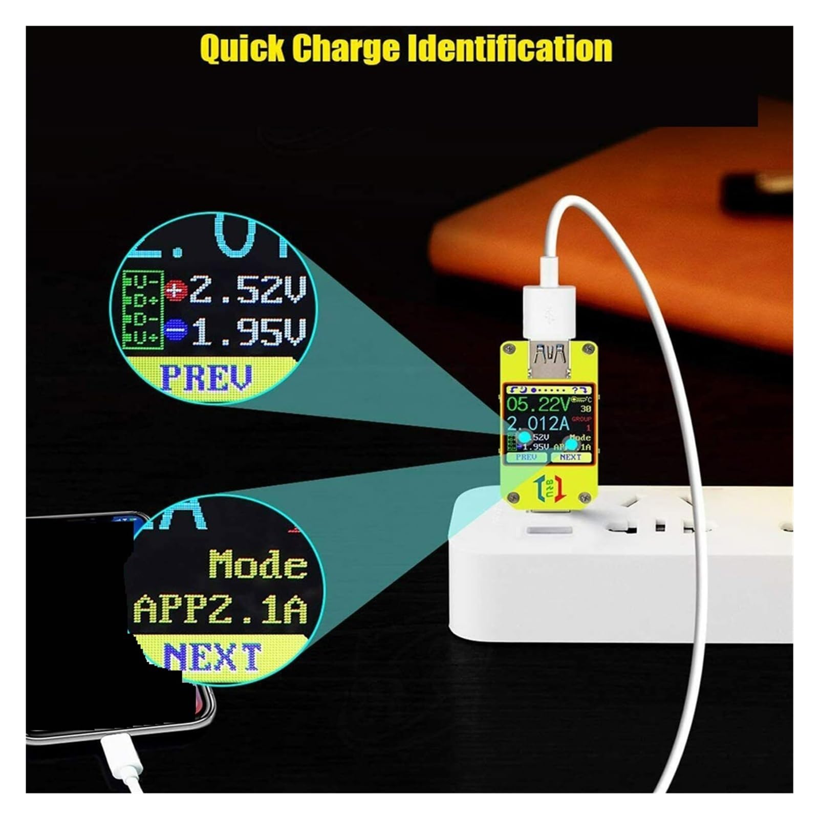 Tester USB UM34C Type-C USB 3.0 Tester multimetr tester napięcia prądu miernik woltomierz amperomierz cyfrowy 2-drożny wyzwalacz PD 4-24V 0-4A