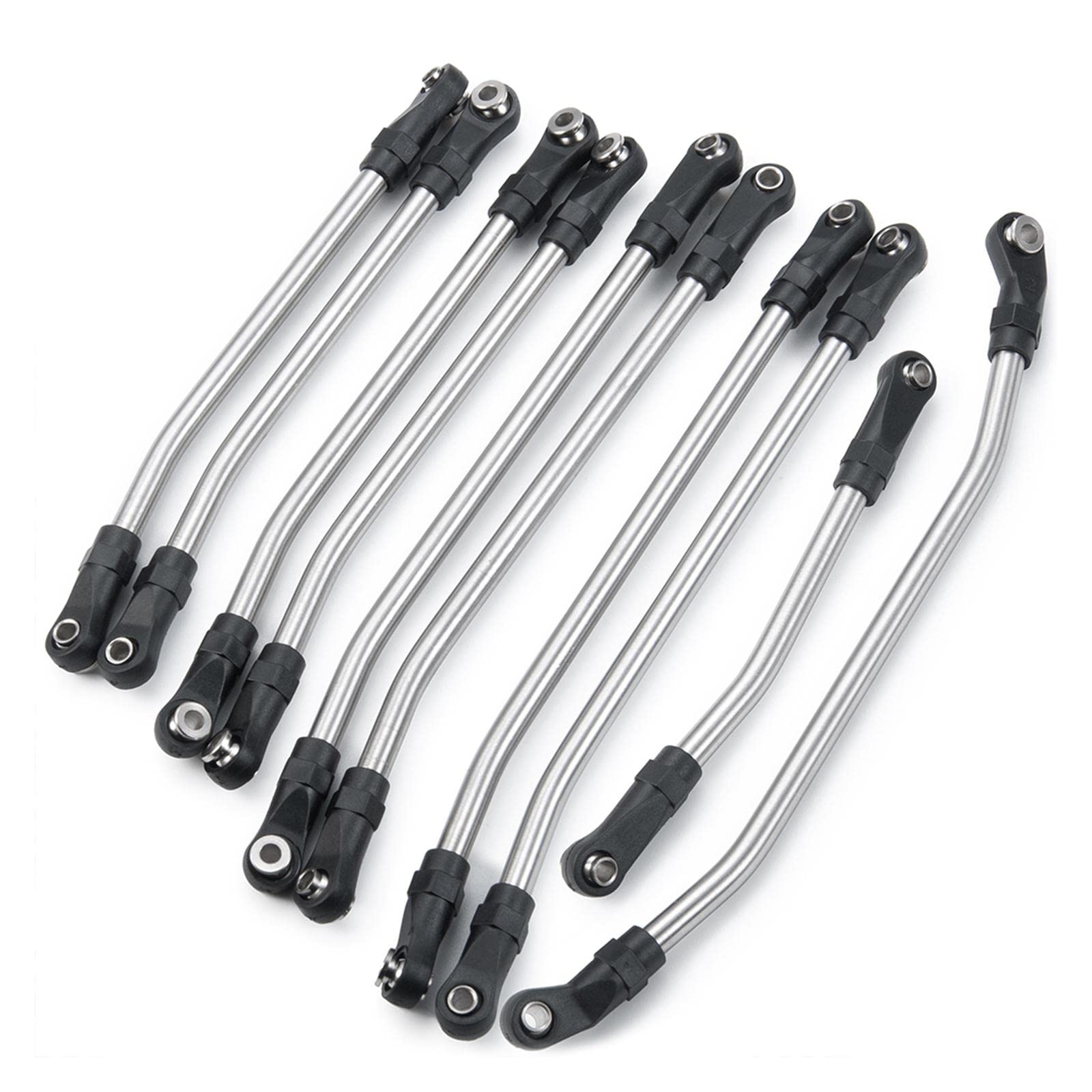 10 Pezzi Asta di Collegamento Auto Rc Accessori Metallo Plastica Parti Sostitutive per Migliorare Stabilità E Resistenza Adatto a Modellismo 1 10