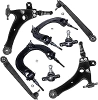 Vista 922 de Detroit Axle - Kit de suspensión frontal de 8 piezas para Dodge Journey 2009-2015, 2 brazos de control inferiores, 2 rótulas, 2 varillas