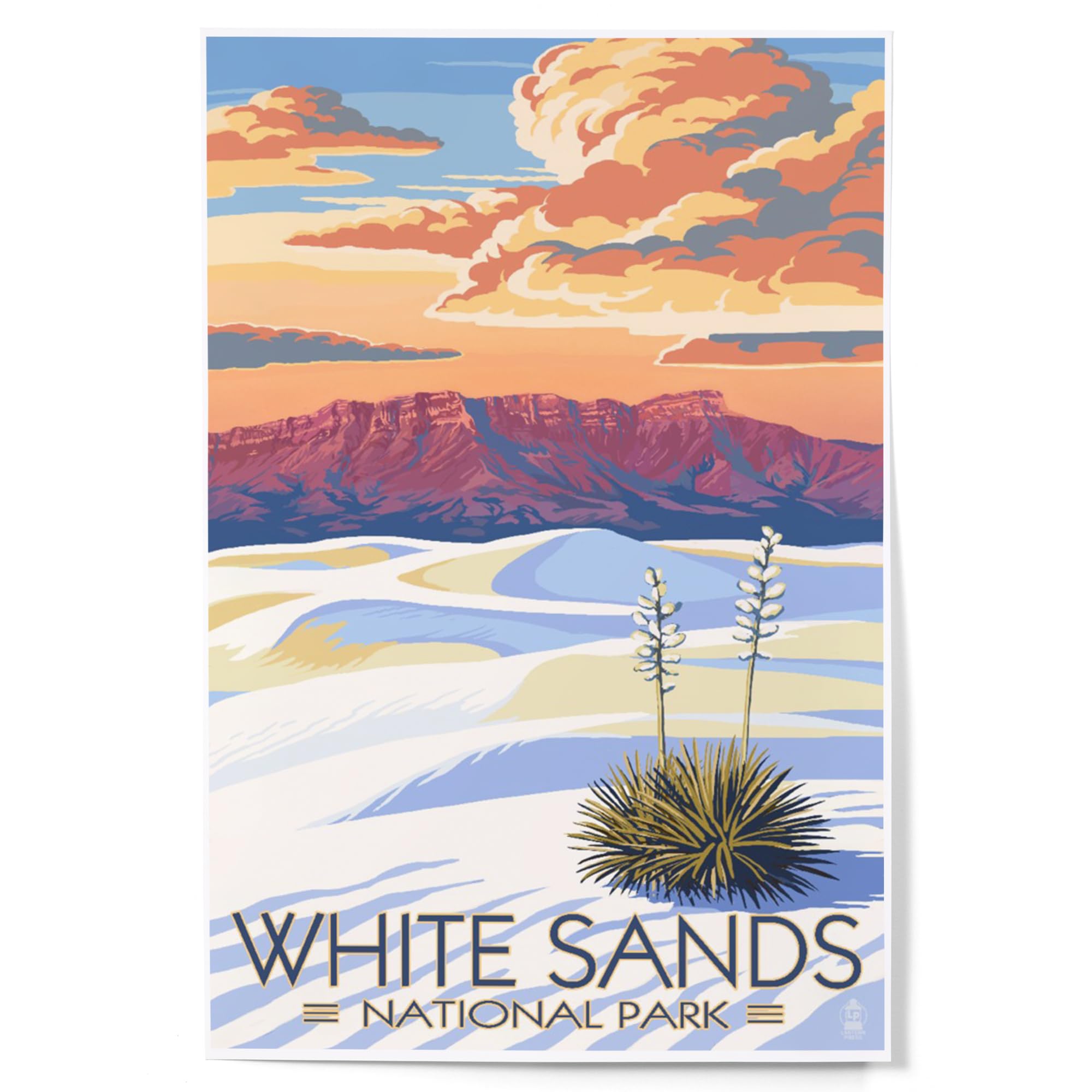 Amazon.com: Lantern Press White Sands National Park, New Mexico