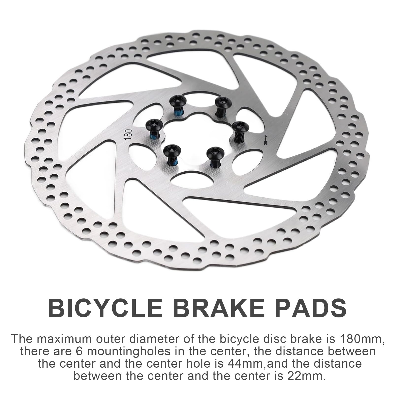 Disco Freno Bici 180mm - Acciaio Inox 1cr13, 6 Fori, Per MTB E Bici Da Strada - Foto 8