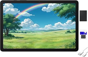 Samsung Galaxy Tab A9+ 64GB 11 Android Tablet + Galaxy Tab A9+ Book Cover Black, Upgraded Chipset, Multi Window Display, Slim, Light, Durable Design, Graphite + Accessories