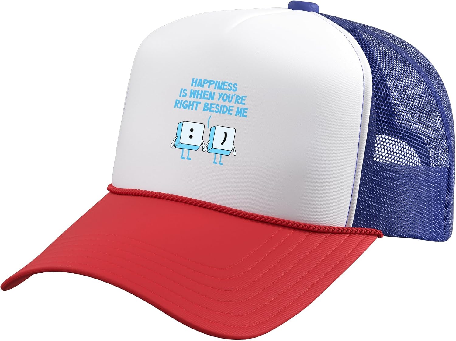 Coder Coding Programmer Computer Pun Funny Keyboard Trucker Hat with Adjustable Mesh Back