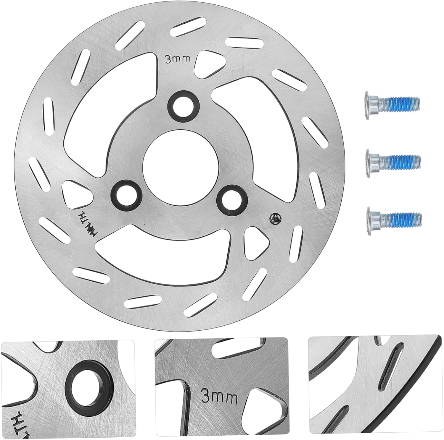 Motorcycle Brake Disc and Heavy Duty Brake Pads for Electric Bikes Durable High-temperature Resistant for Enhanced Stopping Power