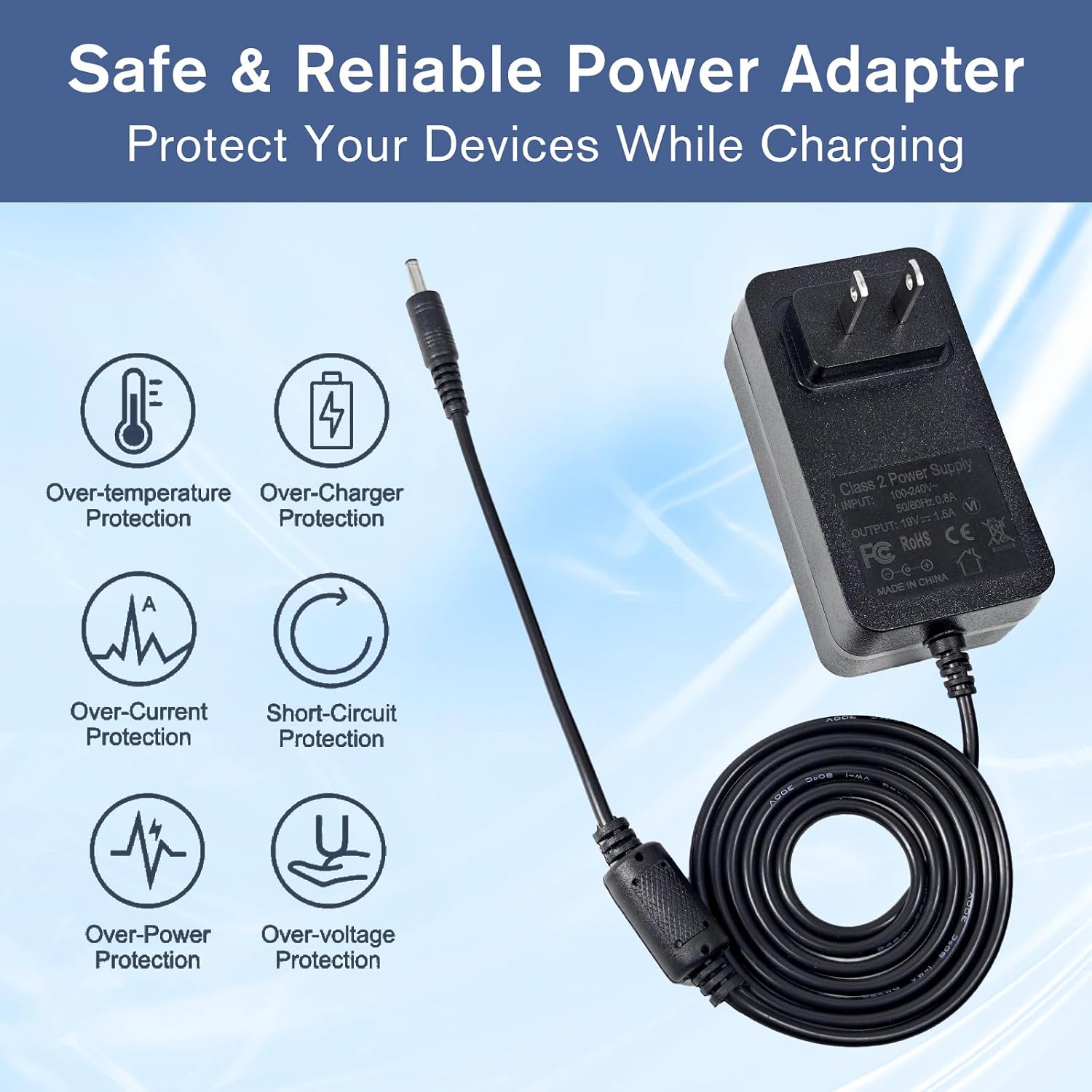 12V Power Adapter Charger for Autel MaxiSYS PRO MS906 MS908 MS908P MS906BT MS906TS Automotive Diagnostic & Analysis Wireless Scanner Scan Tool GME GME36A-120300FDS Ac/Dc Adapter Power Supply