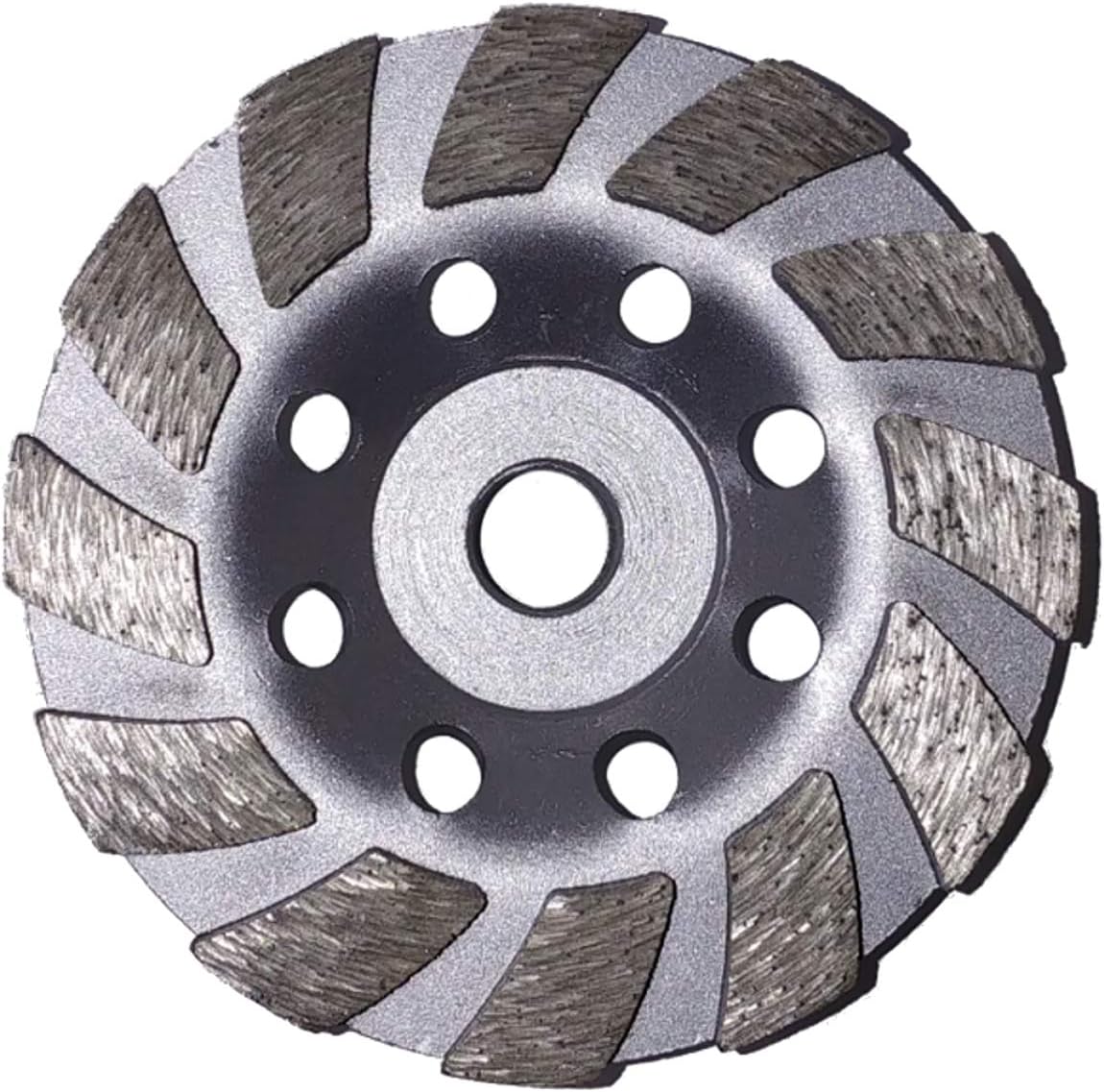 4” Concrete Turbo Diamond Grinding Cup Wheel for Angle Grinder 5/8" 11 Thread Mount