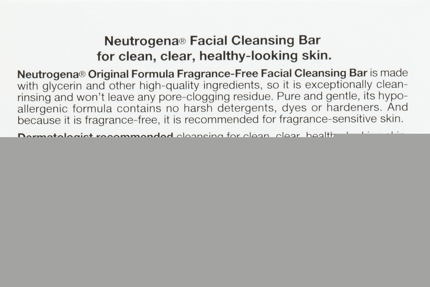 Neutrogena Face Cleansing Bar - Fragrance Free - 3.5 oz - 2 pk : Beauty & Personal Care