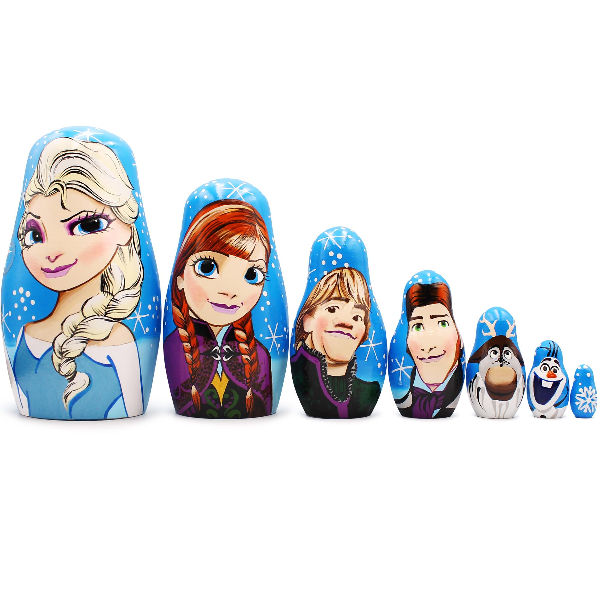 MATRYOSHKA Frozen Characters Nesting Dolls