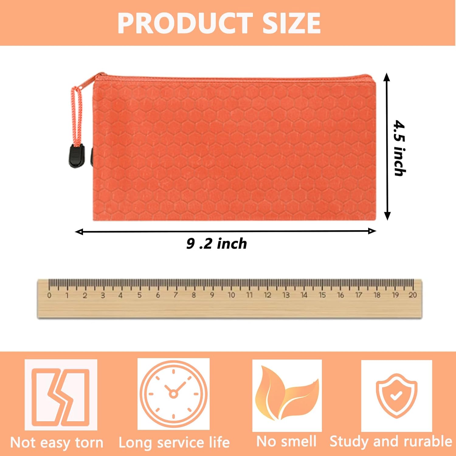 48pcs Pencil Pouch Bulk,Zipper Pouches,Waterproof Pencil Bags, Small Organizing Bags in 12 Colors for Classroom,Office Supplies Storage and Travel Accessories