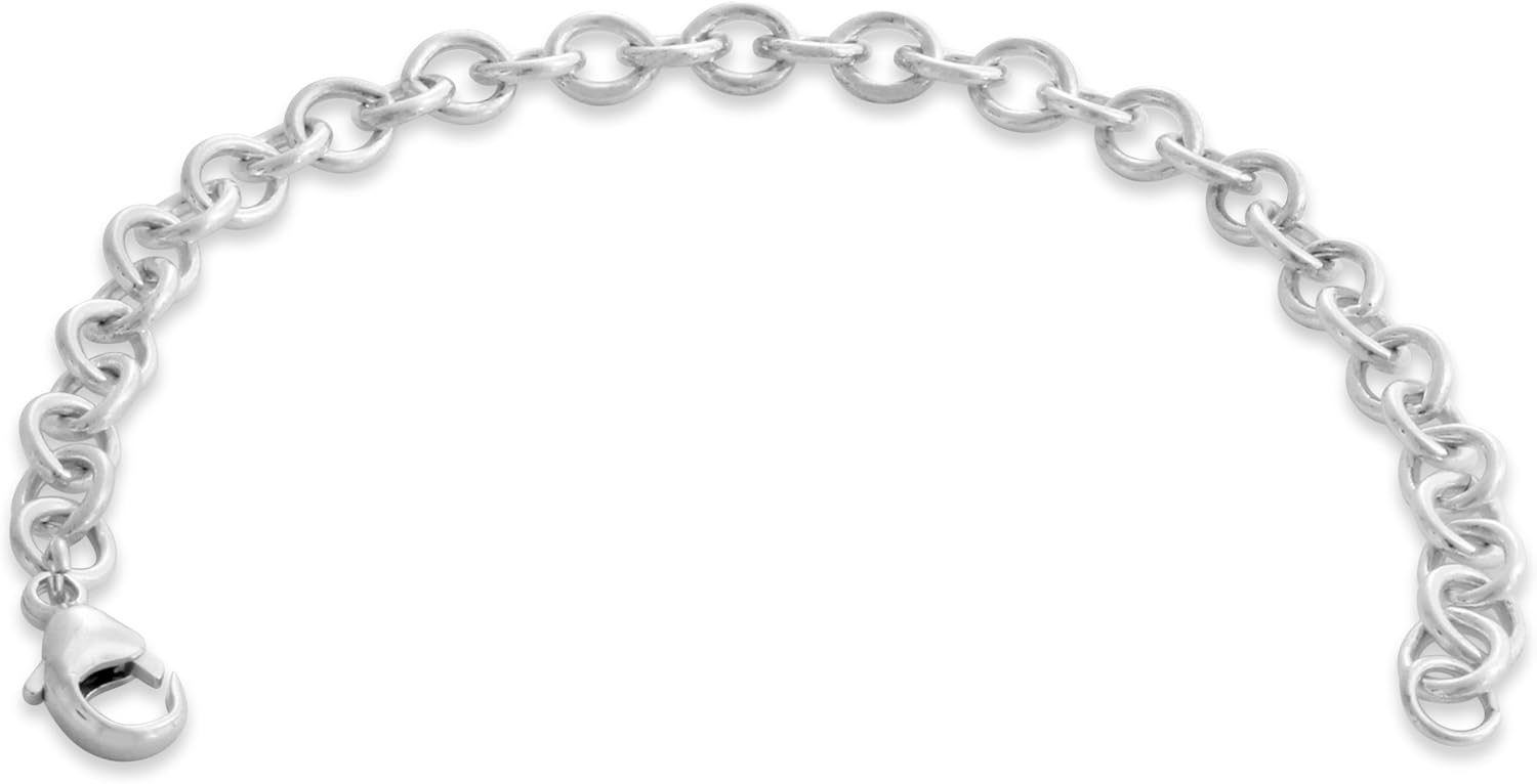 Belcho USA Sterling Silver 5.5mm Thick Necklace Extender 2"-6"