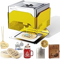 Twotrees TS1 Mini 3000mW Laser Engraver & Cutter - Portable 3000mm/min, 80x80mm Area, Plug & Play Smartphone Control