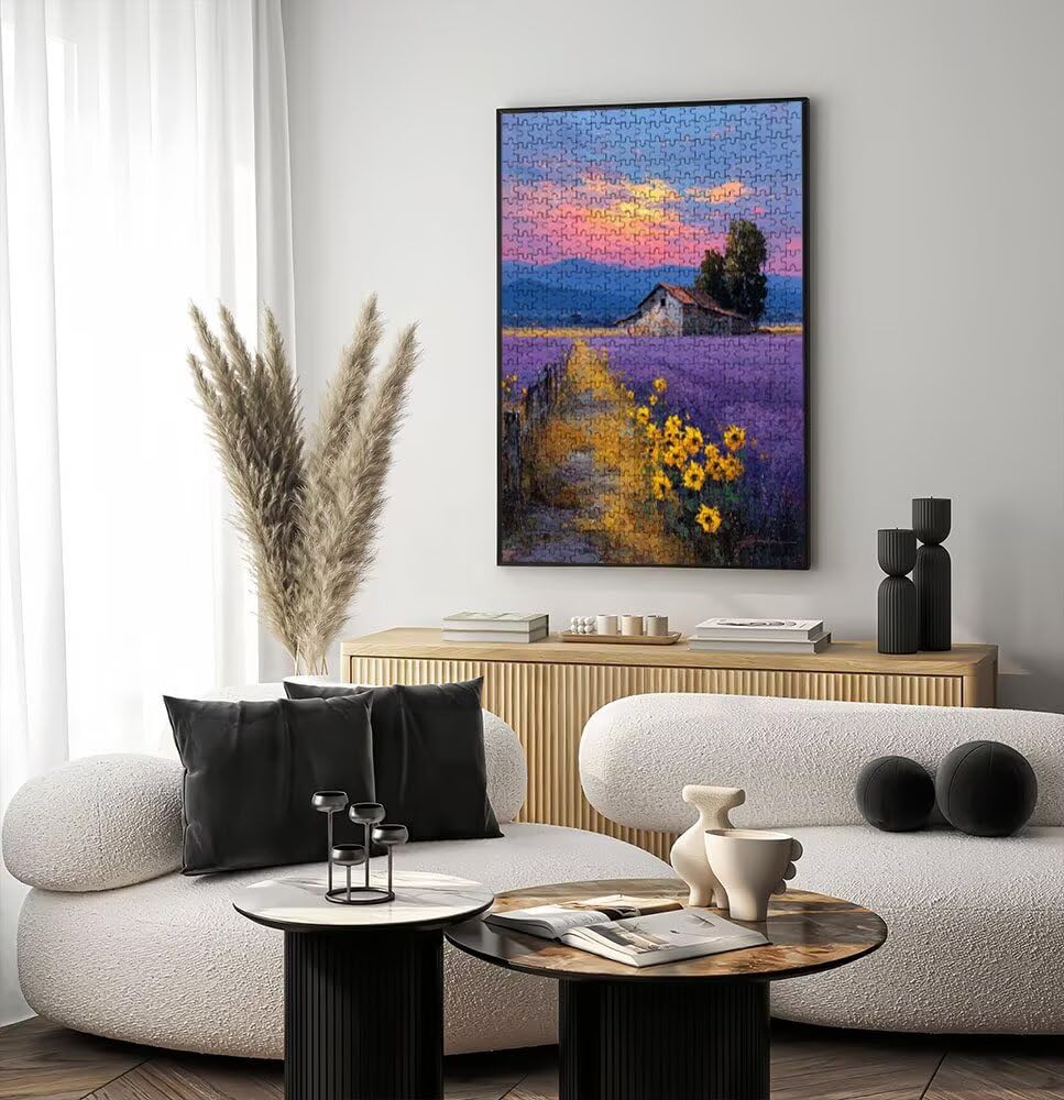 Lawenda Farm, Klasyczne Puzzle 5000 Sztuk Dorosłych BLQSBGA7-354 | Wyzwanie Zagadki, Gry Logiczne Cała Rodzina, Stres, Wystrój Domu Miłośnicy Puzzle