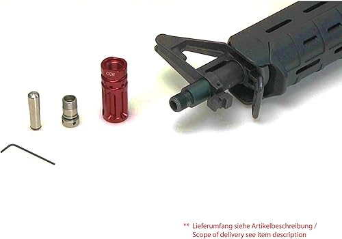 Miniatura 4 de Adaptador láser de entrenamiento Riffle de munición láser (clase I, 3.5 mW) para entrenamiento con tu propio rifle de Airsoft, elige la opción láser