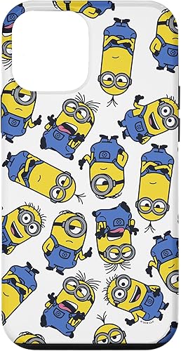 Funda para iPhone 12 mini Minions Grupo Disparo Minion