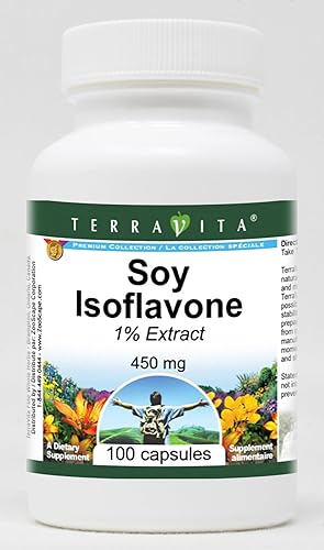 Isoflavona de soja 1% - 450 mg (100 Cápsulas, ZIN 521410)
