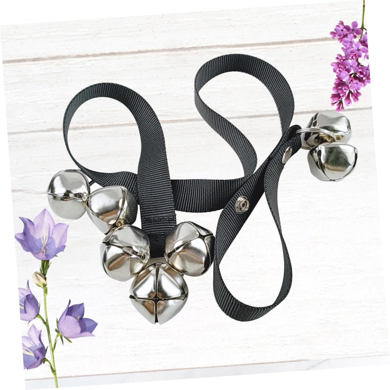 FONDOTIN Dog Door for Training 7 Chime Bells on Nylon Leash Pet Supplies for Potty Training