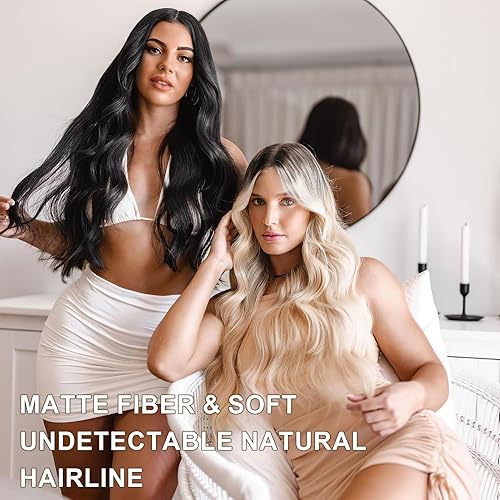 Miniatura 4 de Long Wavy Ponytail Extension, Bendable Metals Wrap Around Womens Ponytail Hair Extensions for Women Synthetic Ponytail (Medium chestnut Brown)