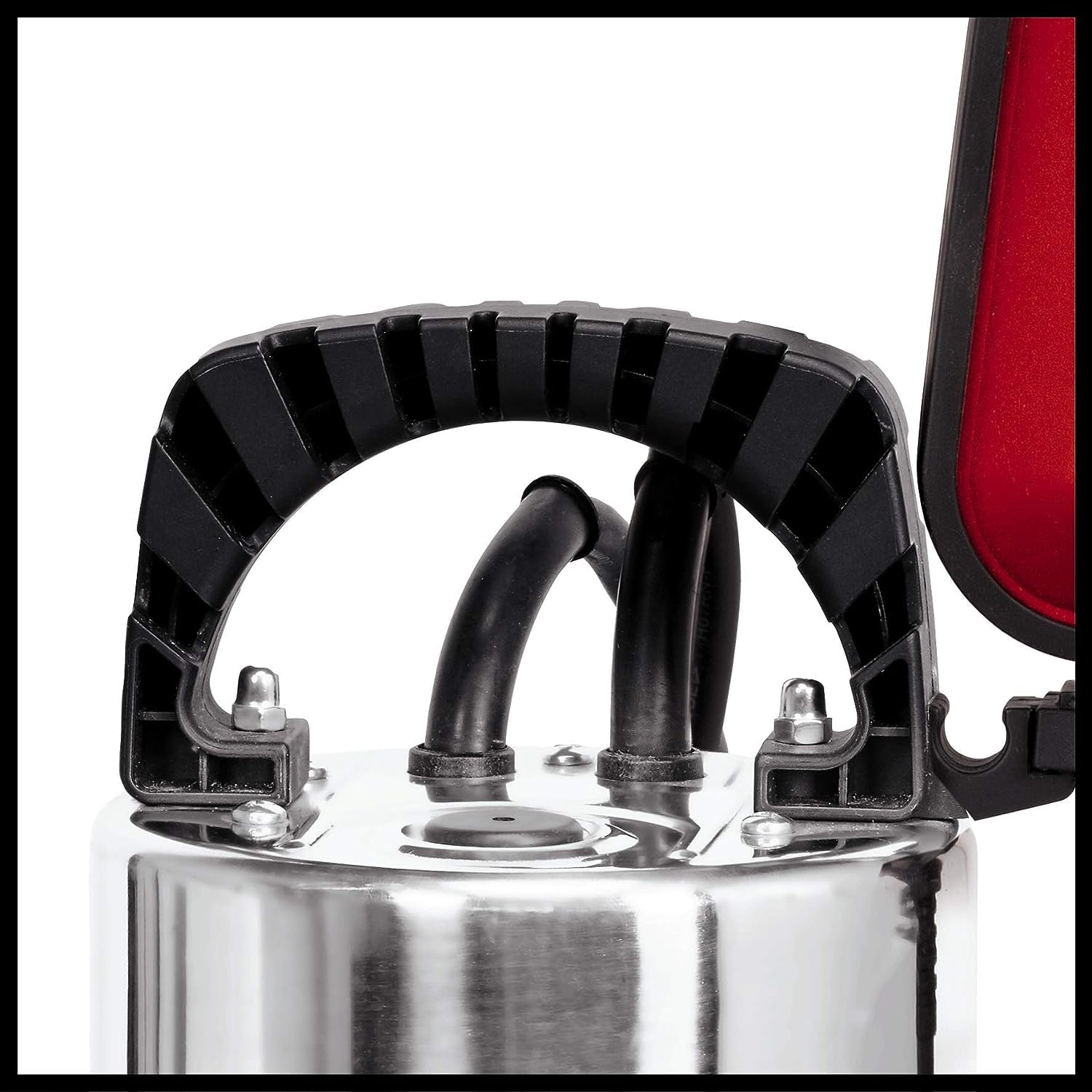 Einhell Pompe d’évacuation pour eaux chargées GC-DP 9035 N (900 W, Câble d‘Alimentation 10 m, Corps en INOX, Poignée de Transport)