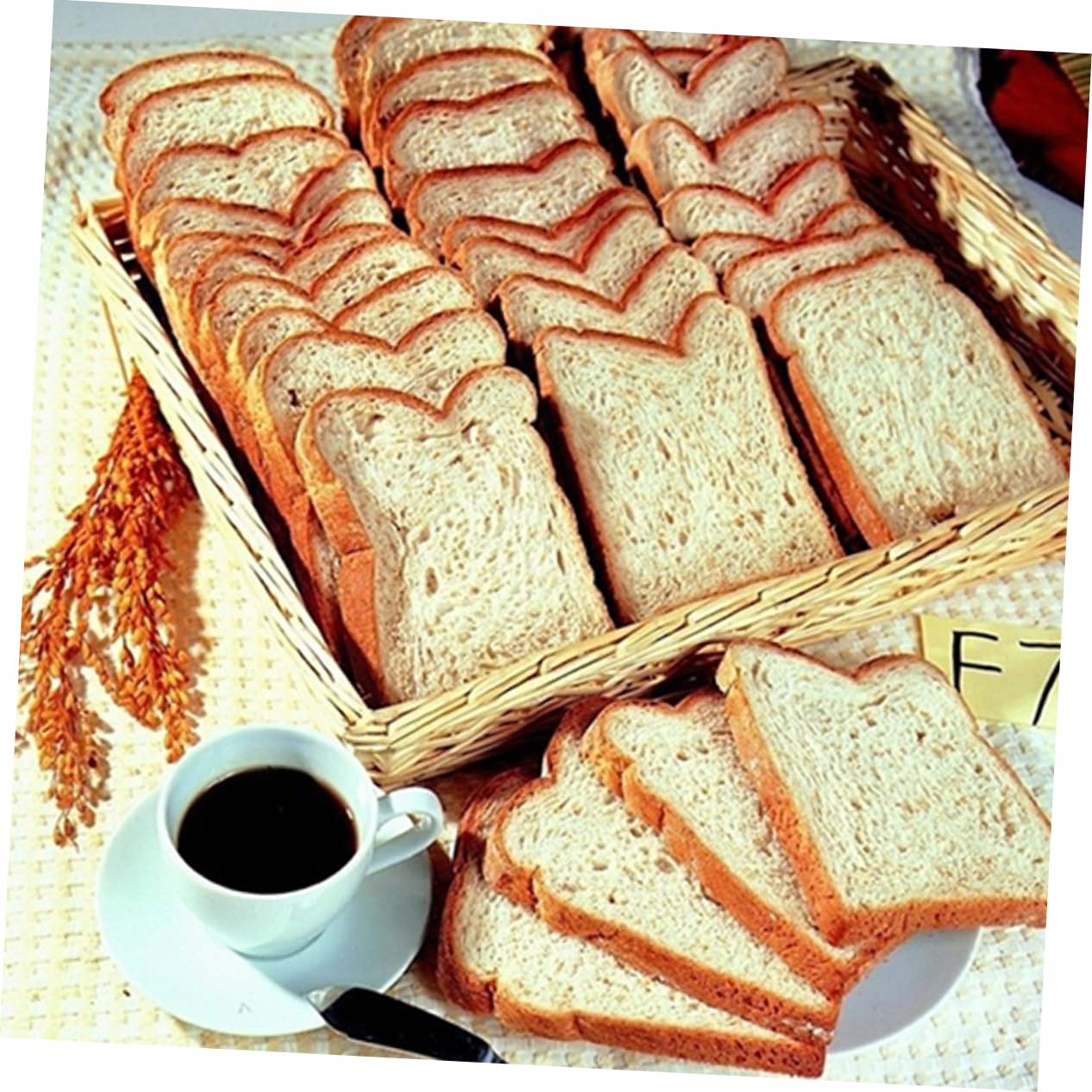 GRIRIW Foldable Bread Slicer Loaf Slice Cutter for Even Slicing of Toast Bagels and Sandwiches Space-saving Plastic Cutting Guide for Home Use