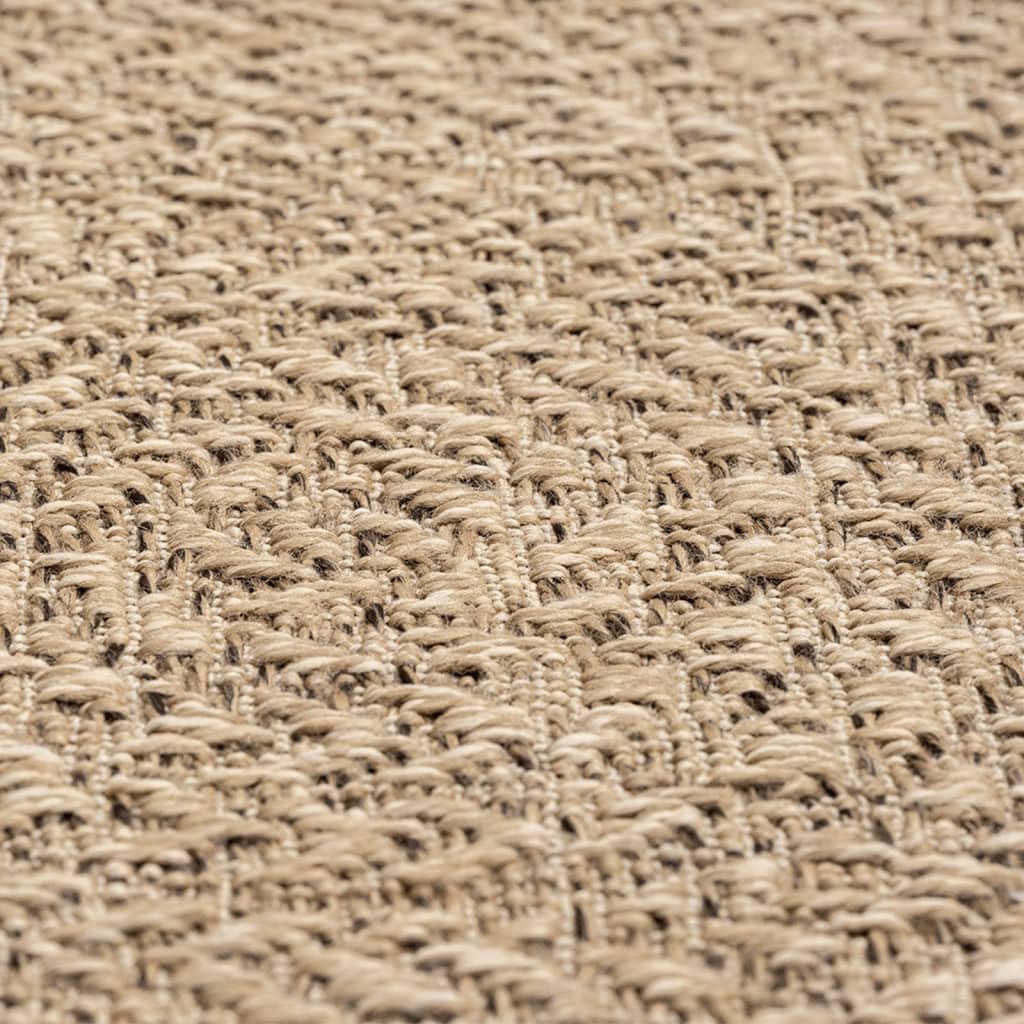 vidaXL Tappeto ZIZUR 60x110 cm Aspetto Iuta per Interni ed Esterni