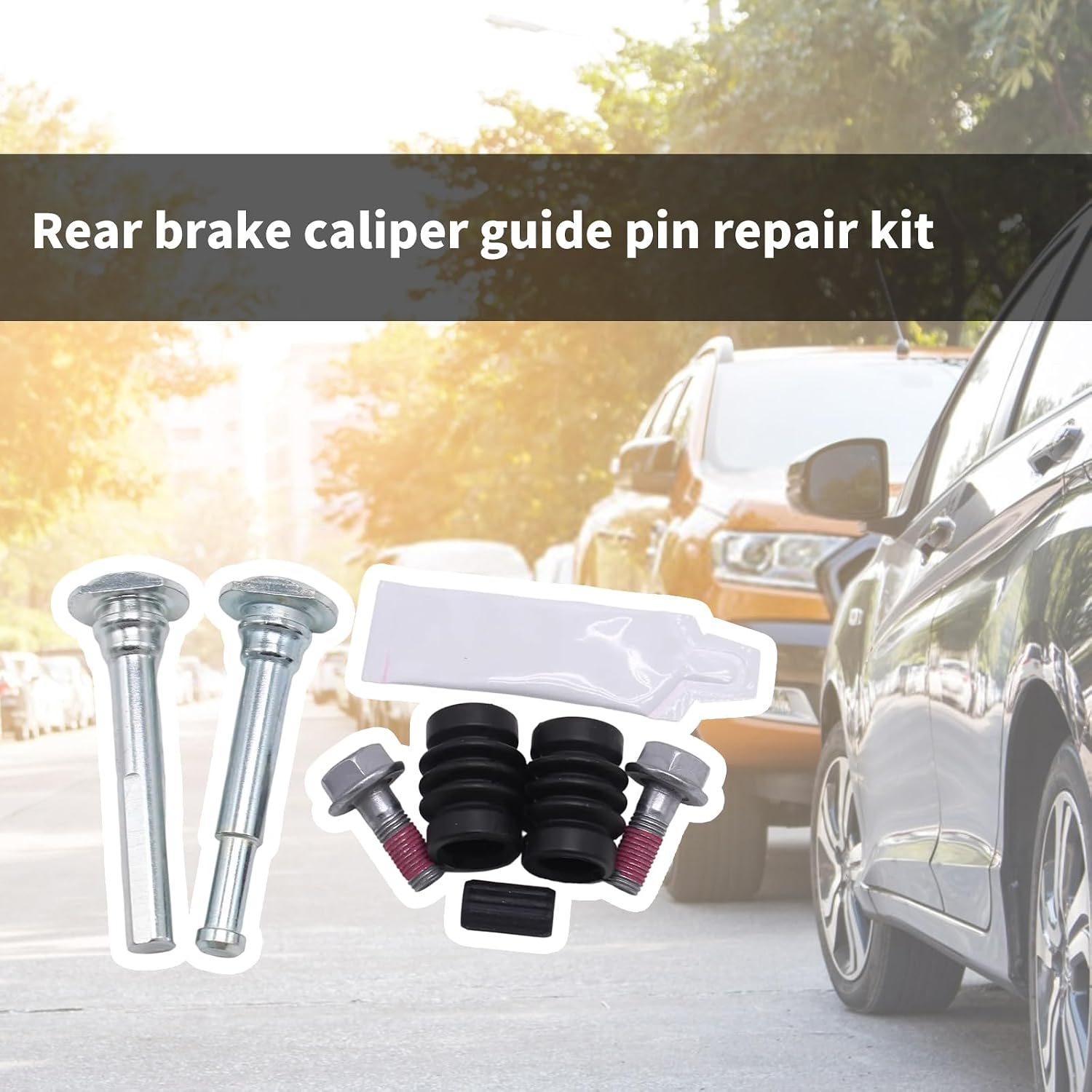 BCF1385J Automotive Replacement Rear Brake Caliper Guide Pins for Transit 2006-2014 Easy Installation Car Accessories Rear Caliper Pin Replacement