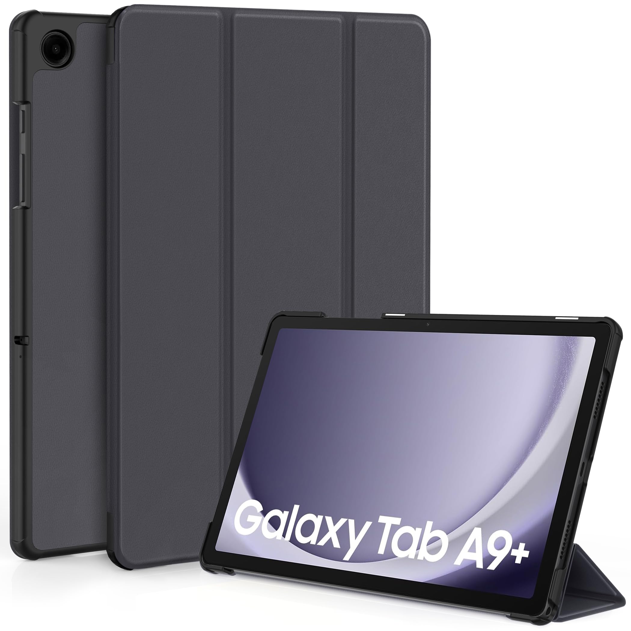 EasyAcc Custodia Cover Compatibile con Samsung Galaxy Tab A9+ / A9 Plus 11 Pollici 2023 SM-X210/ X215/ X216 Tablet, Grigio Scuro