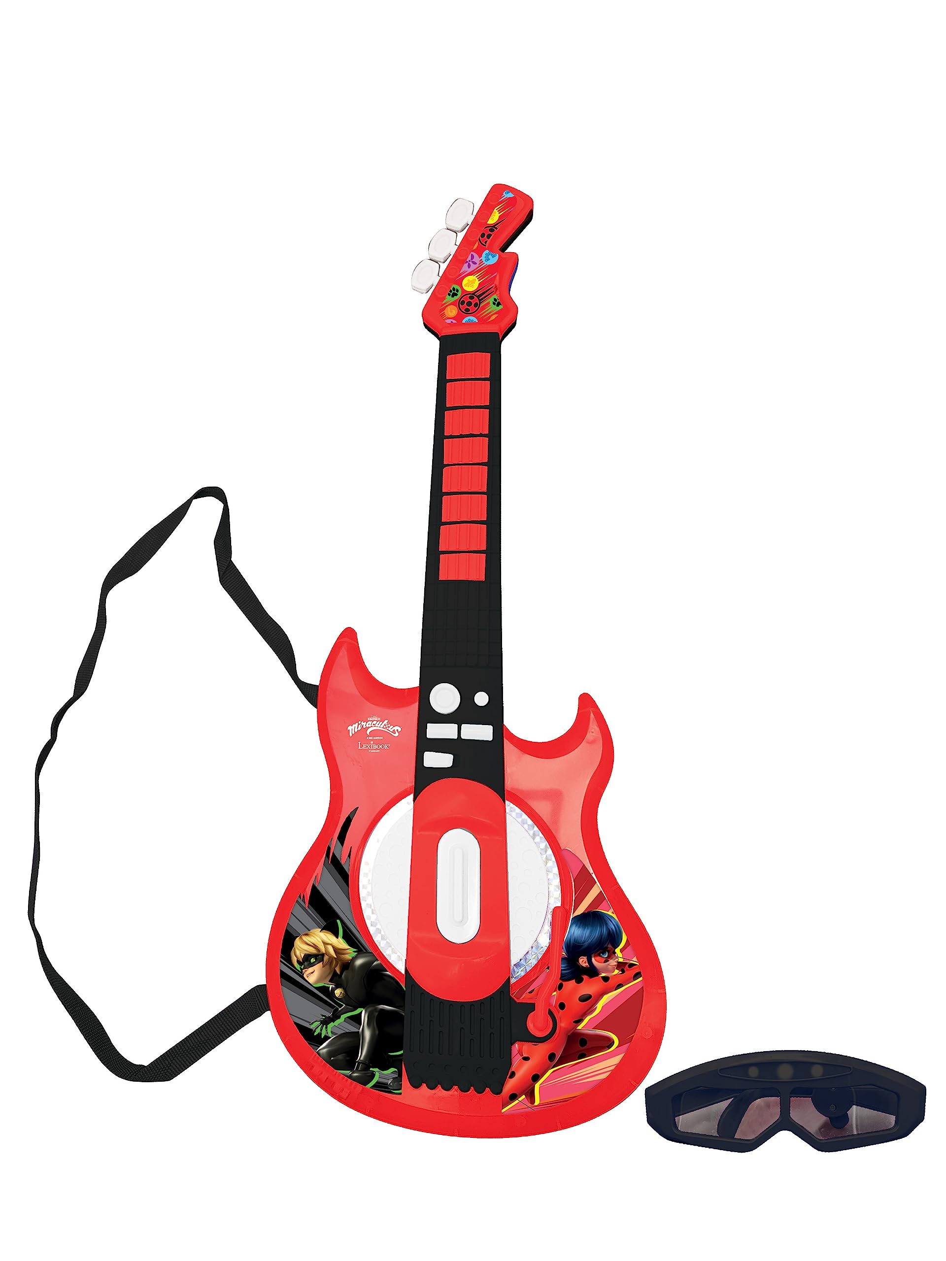 Amazon.com: Lexibook, Miraculous Electronic Guitar, K260MI
