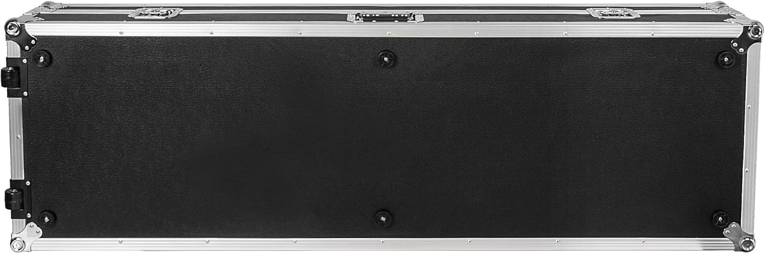 Sound Town Plywood 88-Note Keyboard ATA Flight Case, with Recessed Wheels, Handles and Latches, High-density Foam Interior (STRC-KB88W)